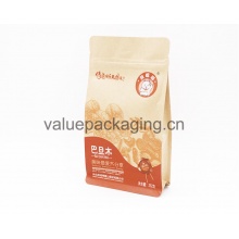 good standing effect kraft paper doypack for dry nuts