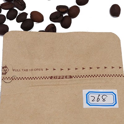 G Kraft Paper Compostable High Skinny Coffee Package Qingdao